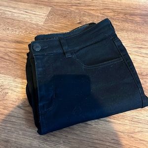 American Eagle black high waisted jegging size 12 short